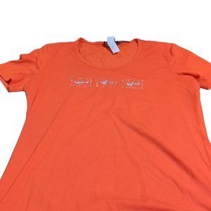 Woman's Small Orange Paul and Shark T Shirt